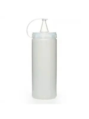 Omarı Şeffaf Kapaklı Sızdırmaz Yağlık ve Sosluk Şişesi - 400 ml