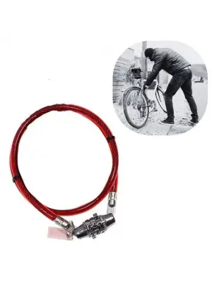 Omarı Şifreli ve Dayanıklı Bisiklet Kilidi