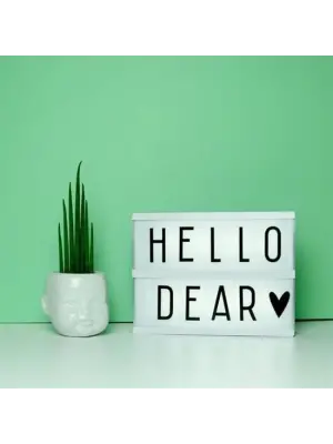 Omarı Modern Sinematik Lightbox Dekorasyon Aydınlatma Aksesuarı