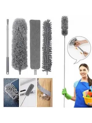 Omarı Pratik Teleskopik 3lü Mop Toz Alma Seti