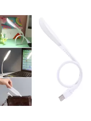 BUFFER® USB Girişli 14 Ledli 3 Kademeli Dokunmatik Masa/Kitap Okuma Lambası Ledi Beyaz