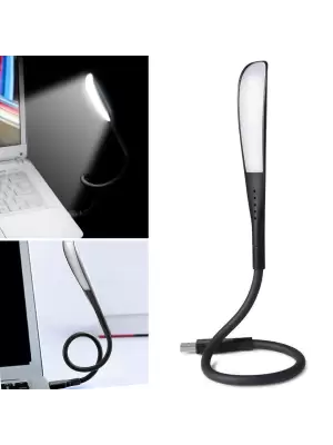 BUFFER® USB Girişli 14 Ledli 3 Kademeli Dokunmatik Masa/Kitap Okuma Lambası Ledi Siyah