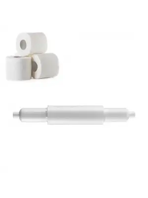 Omarı Ultra İnce Tasarım Beyaz Tuvalet Kağıdı Tutucu Makara