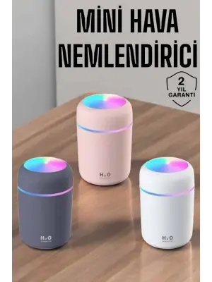 Buharlı Hava Nemlendirici Aromaterapi Renk Değiştirilebilir