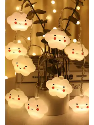 Bulut Şeklinde Led Şerit Lamba 12 Adet