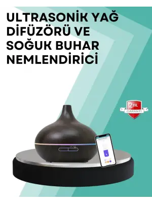Büyük Su Hazneli Ultrasonik Difüzör Ve Oda Nemlendirici