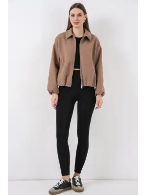 Modern Oversize Kaşe Ceket