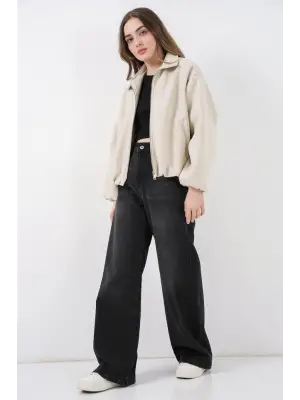 Trend Oversize Kaşe Ceket