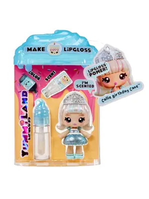Omarı Yummiland Callie Birthday Cake Bebeği ile Dudak Parlatıcısı Seti