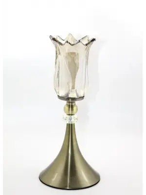 Cam Şamdan Tekli Model 2