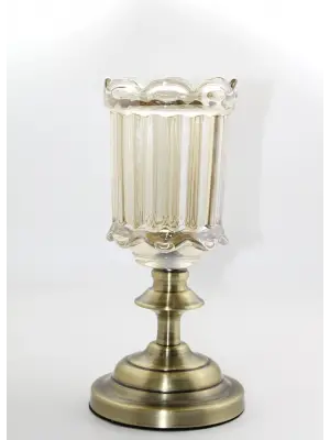 Cam Şamdan Tekli Model 5