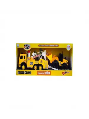 Omarı Sesli ve Işıklı Çekici Kamyon İş Makinası