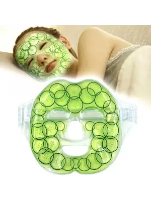 Omarı Canlandırıcı Soğutma Yüz Maskesi - Baş Ağrısı ve Rahatlama İçin