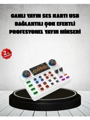 Canlı Yayın Ve Karaoke İçin Profesyonel Ses Kartı Bluetooth Destekli