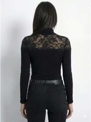 Çarpıcı Dantelli Kaşkorse Bluz