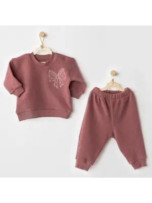 Casual 2li Takım Dusty Pink