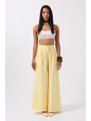 Omarı Yüksek Bel Rahat Kadın Pantolonu