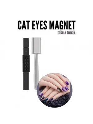 Cat Eyes Tırnak Mıknatısı – 3D Efektli Manyetik Takma Tırnak Sanatı İçin Profesyonel Set