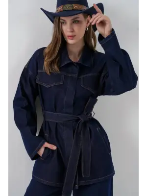 Ceket Pantolon Kot İkili Takım 30059 - Lacivert