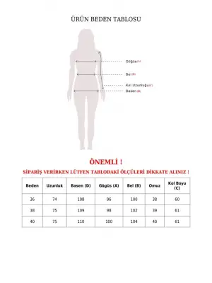 Siyah Cepli Tek Düğmeli Likralı Ceket Kadın Giyim