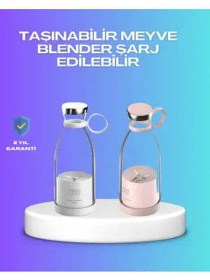 Çevre Dostu Cam Gövdeli Kablosuz Smoothie Blender
