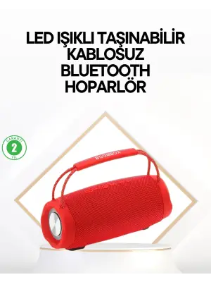 Çevreleyen Sesli Rgb Destekli Kablosuz Taşınabilir Hoparlör