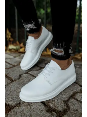 CH003 - CBT Pelle Classica Erkek Ayakkabı BEYAZ