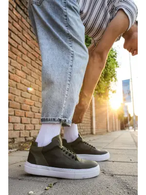 Omarı Erkek CBT Hıde Ayakkabı - HAKI