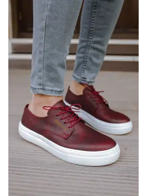 Çarpıcı Erkek Ayakkabı Bordo