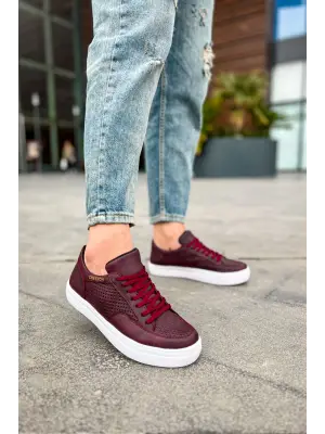 Premium Erkek Ayakkabı Bordu