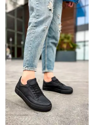 Omarı Elegan Tasarımıyla Erkek Siyah Ayakkabı