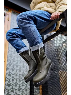 Omarı Outdoor Yürüyüş Botu HAKI