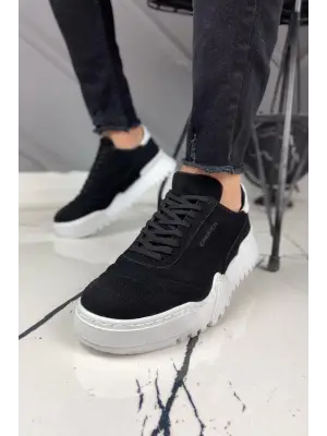 Omarı Şık Erkek Ayakkabı SIYAH/BEYAZ