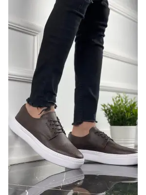 Omarı Rahat ve Şık Erkek Kahve Ayakkabı Modeli