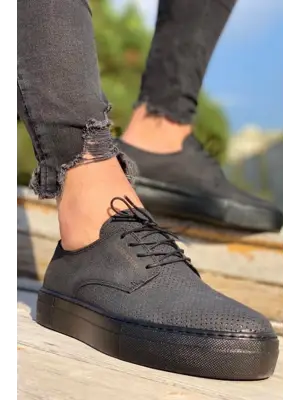 Omarı Yeni Nesil Siyah Erkek Ayakkabı Modeli