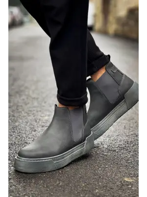 Omarı Şık Antrasit Erkek Bot Modeli