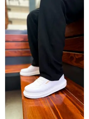 Omarı Elegan ve Şık Beyaz Erkek Ayakkabı