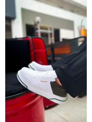 CH075 - CBT Signature Erkek Ayakkabı BEYAZ / HAKI