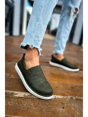 Omarı Haki Renkli Erkek Ayakkabı