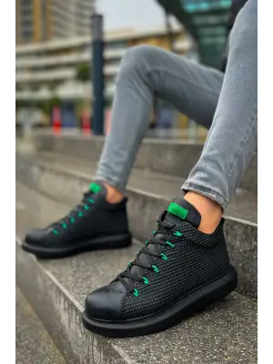 CH111 - GST Milano Erkek Bot SIYAH / YESIL