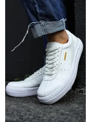 Omarı Yeni Nesil Beyaz Erkek Ayakkabı