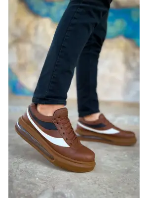 Omarı Elegan Tasarımlı Erkek Ayakkabısı - Taba Rengi