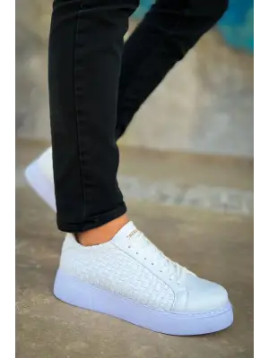 Göz Alıcı Beyaz Erkek Ayakkabı