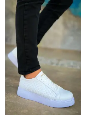 Omarı Efsane Konfor: Erkek Beyaz Ayakkabı