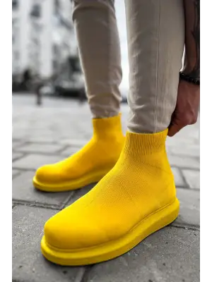 Omarı Trendyöz Erkek Ayakkabı Sarı