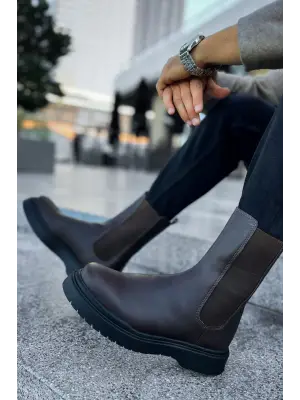 Omarı Dayanıklı Alaska Erkek Bot KAHVE