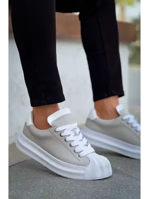 Omarı Modern Gri Erkek Ayakkabısı - Şık ve Rahat Tasarım