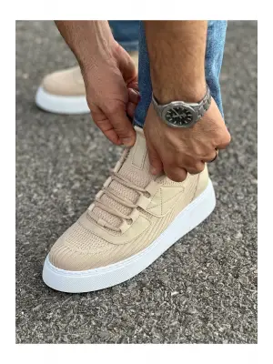 Omarı Erkek Bej Topuklu Ayakkabı