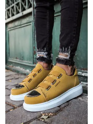 Modern Erkek Ayakkabı Sucuk Tabanlı Suede