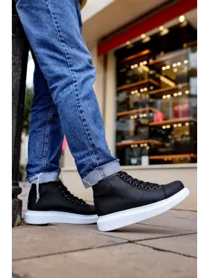 Omarı Siyah Dizayn Erkek Bot